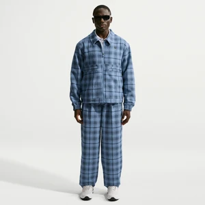 Męskie spodnie do golfa o luźnym kroju Nike Tartan - Niebieski