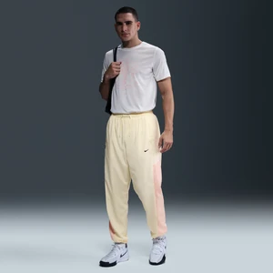 Męskie spodnie do koszykówki z tkaniny Nike Icon - Biel