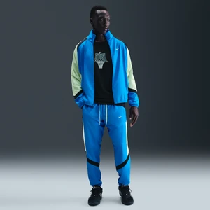 Męskie spodnie do koszykówki z tkaniny Nike Icon - Niebieski