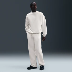 Męskie spodnie do koszykówki ze szczotkowanej dzianiny z luźnymi nogawkami Therma-FIT Nike Standard Issue - Biel