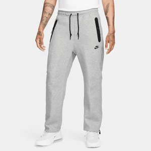 Męskie spodnie dresowe o luźnym kroju u dołu Nike Sportswear Tech Fleece - Szary