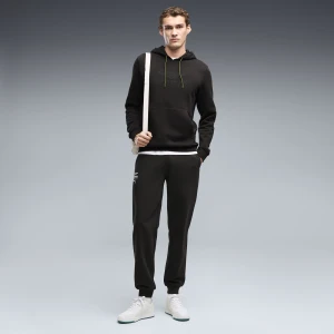 Męskie spodnie dresowe PUMA x ASTON MARTIN ARAMCO F1® TEAM Essentials, Odzież, Czarny
