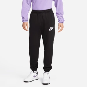 Męskie spodnie dresowe z dzianiny dresowej Nike Club - Czerń