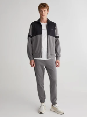 Męskie Spodnie Dresowe z Kolorowych Paneli GANT