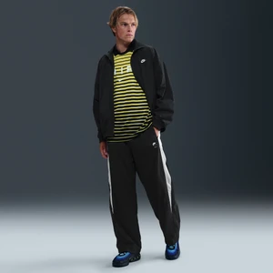 Męskie spodnie dresowe z tkaniny Nike Air - Czerń