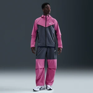 Męskie spodnie oversize z tkaniny Nike Tech - Niebieski