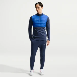 Męskie spodnie piłkarskie Therma-FIT Nike Academy Winter Warrior - Niebieski