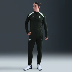 Męskie spodnie piłkarskie z dzianiny Nike Dri-FIT ADV Chelsea F.C. Strike Elite - Zieleń