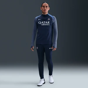 Męskie spodnie piłkarskie z dzianiny Nike Dri-FIT ADV Paris Saint-Germain Strike Elite - Niebieski