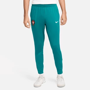 Męskie spodnie piłkarskie z dzianiny Nike Dri-FIT Portugalia Strike - Zieleń