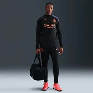 Męskie spodnie piłkarskie z dzianiny Nike Dri-FIT Total 90 Inter Mediolan Strike (wersja trzecia) - Czerń