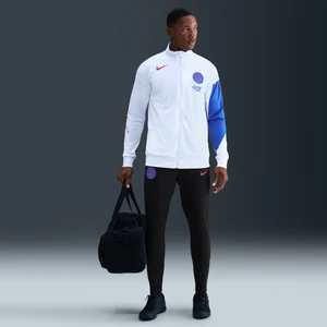 Męskie spodnie piłkarskie z dzianiny Nike Dri-FIT Total 90 Paris Saint-Germain Strike (wersja trzecia) - Czerń