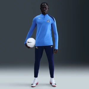 Męskie spodnie piłkarskie z dzianiny Nike Dri-FIT Total 90 Tottenham Hotspur Strike (wersja trzecia) - Niebieski