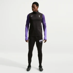 Męskie spodnie piłkarskie z dzianiny Nike Dri-FIT Tottenham Hotspur Strike (wersja trzecia) - Czerń