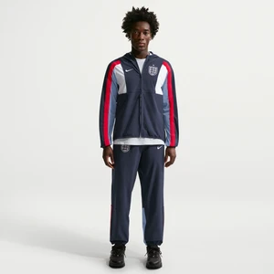Męskie spodnie piłkarskie z tkaniny Nike Dri-FIT Anglia Energy - Niebieski