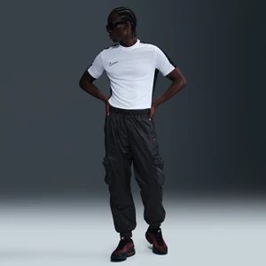 Męskie spodnie piłkarskie z tkaniny z podszewką Nike Liverpool FC Tech Special Edition - Czerń