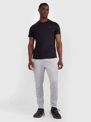 Męskie spodnie treningowe 4F 4FWAW25TFTRM0888 - szare