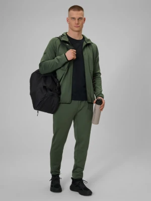 Męskie spodnie treningowe 4F 4FWSS26TFTRM1033 - khaki