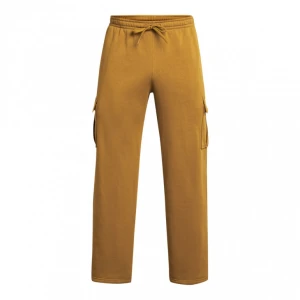 Męskie spodnie treningowe Under Armour Project Rock Icon Fleece Tools Of The Trade Pants - brązowe