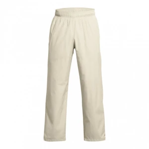 Męskie spodnie treningowe Under Armour UA Rush Woven Pants - beżowe