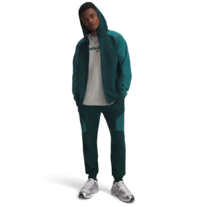 Męskie spodnie treningowe Under Armour UA Unstoppable Flc Jgr Eu - zielone