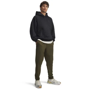 Męskie spodnie treningowe Under Armour UA Unstoppable Tapered Pants - khaki