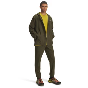 Męskie spodnie treningowe Under Armour UA Vibe Woven Pants - khaki