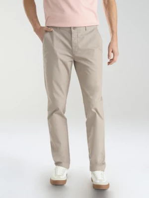 Męskie spodnie w kolorze beżowym Pako Lorente