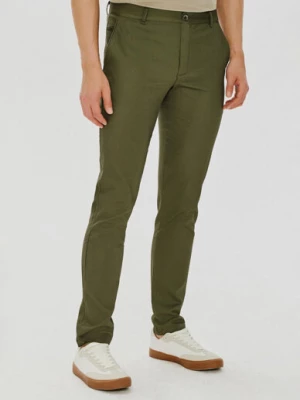Męskie spodnie w kolorze zielonym Pako Lorente