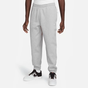 Męskie spodnie z dzianiny Nike Solo Swoosh - Szary