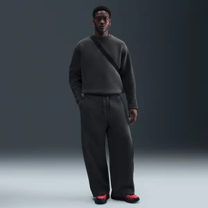 Męskie spodnie z dzianiny o luźnym kroju z luźnymi nogawkami Nike Tech - Szary