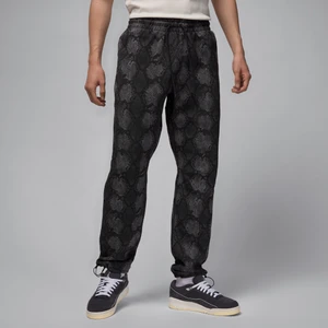 Męskie spodnie z nadrukiem Dri-FIT Jordan Sport Hoop Fleece - Czerń