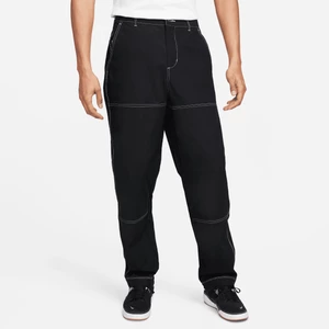 Męskie spodnie z podwójnymi wstawkami na kolanach do skateboardingu Nike SB - Czerń