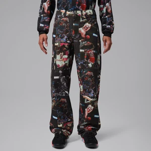 Męskie spodnie z tkaniny Jordan Flight - Czerń