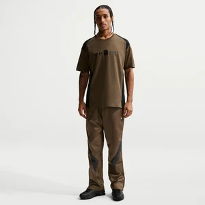 Męskie spodnie z tkaniny Nike Shox - Brązowy