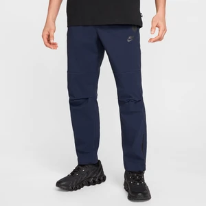 Męskie spodnie z tkaniny Nike Tech - Niebieski