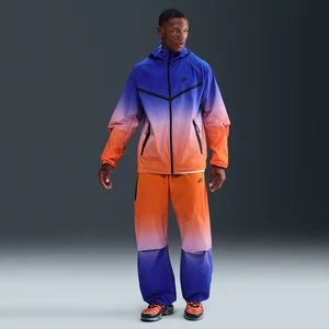 Męskie spodnie z tkaniny Nike Tech - Niebieski