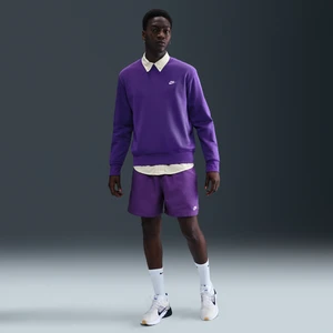 Męskie swobodne spodenki z tkaniny Nike Club - Fiolet