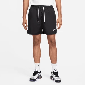 Męskie swobodne spodenki z tkaniny z podszewką Nike Sportswear Sport Essentials - Czerń