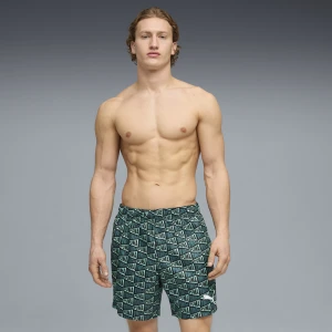 Męskie szorty kąpielowe PUMA, Odzież, Zielony,