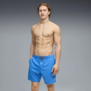 Męskie szorty pływackie o śCzerwonyniej długości PUMA Swim, Odzież, Niebieski,