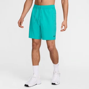 Męskie uniwersalne spodenki bez podszewki Dri-FIT Nike Form 18 cm - Zieleń