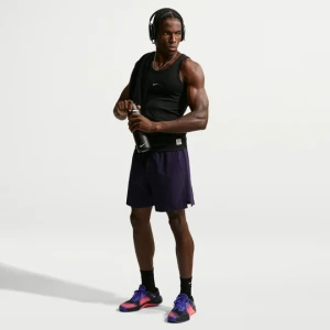 Męskie uniwersalne spodenki bez podszewki Dri-FIT Nike Unlimited 18 cm - Fiolet