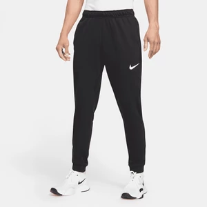 Męskie zwężane spodnie do fitnessu z dzianiny Dri-FIT Nike Dry - Czerń