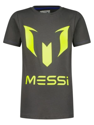 Messi Koszulka w kolorze antracytowo-żółtym rozmiar: 164