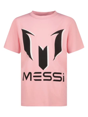 Messi Koszulka w kolorze jasnoróżowo-czarnym rozmiar: 140