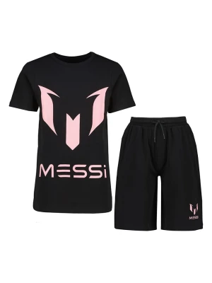 Messi Piżama w kolorze czarno-jasnoróżowym rozmiar: 146/152