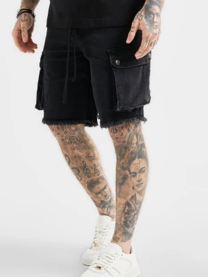 Messi x siksilk czarny ładunek dżins