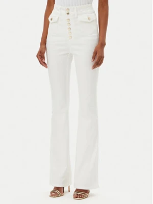 MET Jeansy M10 253PT Biały Regular Fit