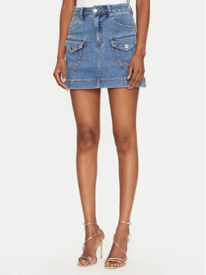 MET Spódnica jeansowa M10 182GN Niebieski Regular Fit